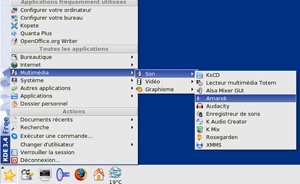 menu kde